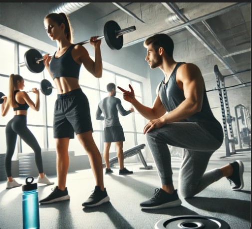 En el gimnasio